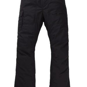 Burton Covert Insulated Snowboard Pants Cargo Pockets Black Size L Large